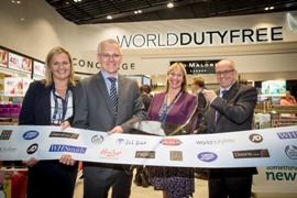 Karen Smart, Director of Customer Service at Stansted Airport; Andrew Harrison, Managing Director Stansted Airport; Beth Brewster, M.A.G Retail Director and Charlie Cornish, M.A.G Chief Executive